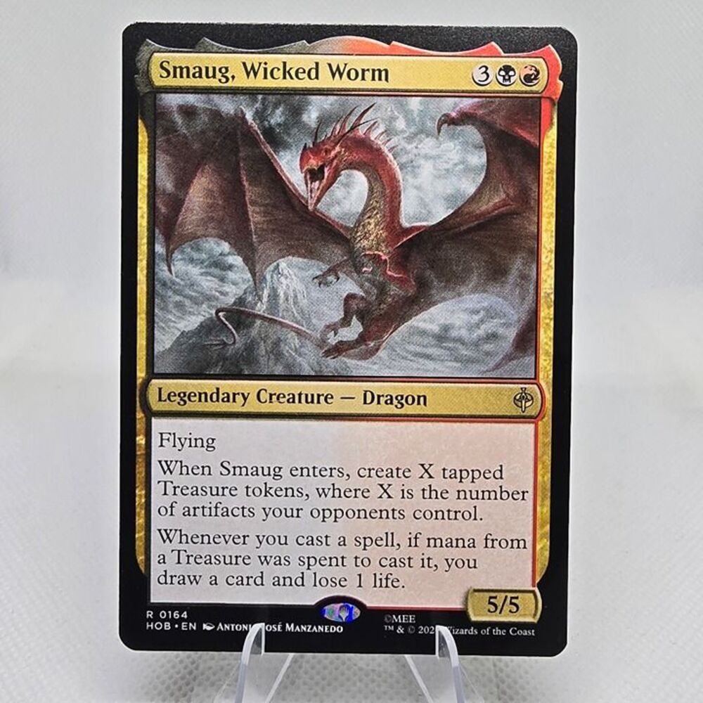 Smaug, Wicked Worm #164 Magic The Gathering The Hobbit